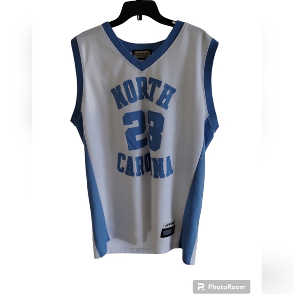 Michael Jordan North Carolina Hardwood Legends by Headmaster Jersey Mens Size XL - Picture 1 of 9